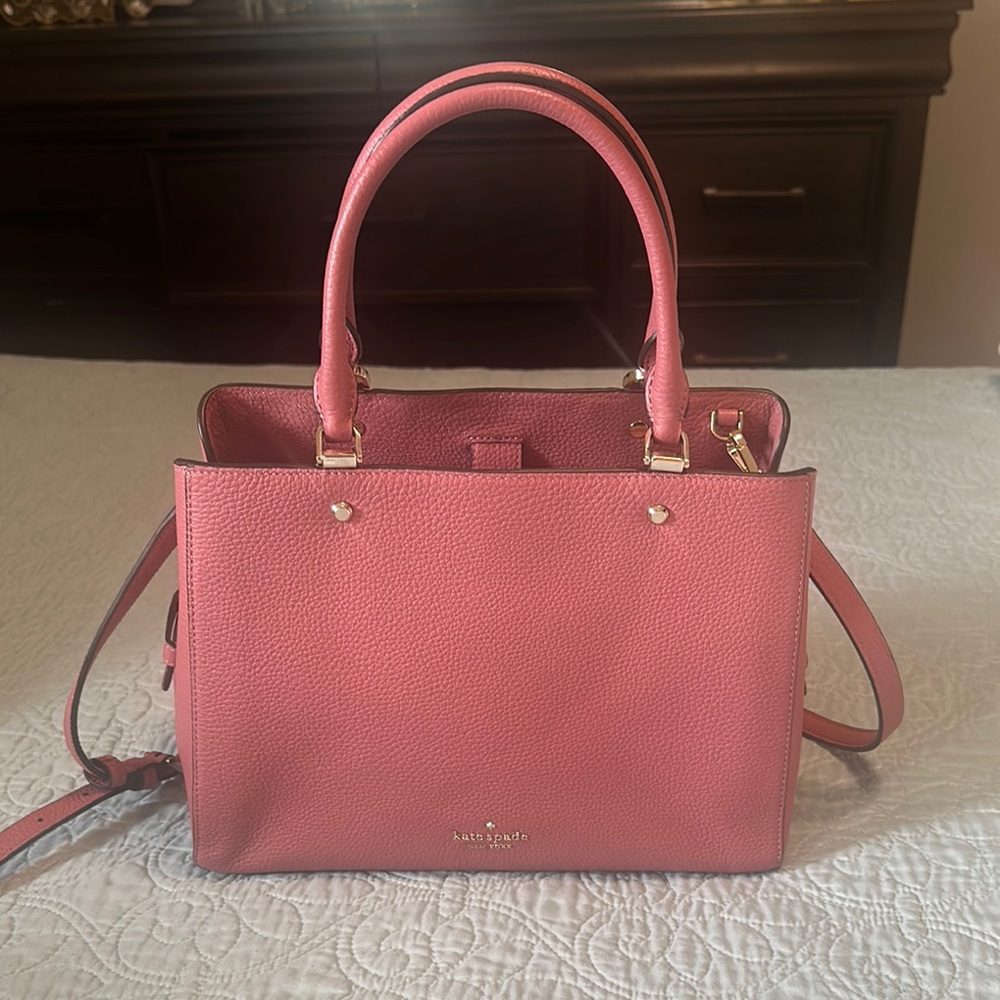 Kate Spade Leila medium triple compartment purse.